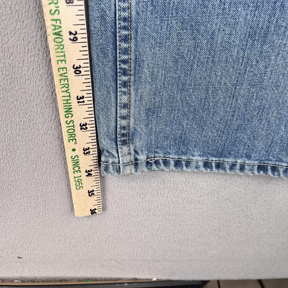 Levis 559 Jeans Mens 36x34 Blue Relaxed Straight Leg Denim Medium Wash Classic - Picture 10 of 12